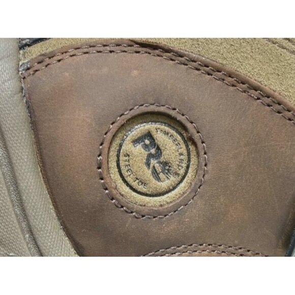 Timberland Mens Dark Brown Leather Steel Toe Waterproof Work Boots Sz 11.5 M NIB main image 7